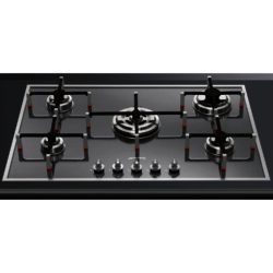 Smeg PVS750 74cm Linea Ultra Low Profile Gas Hob in Silver